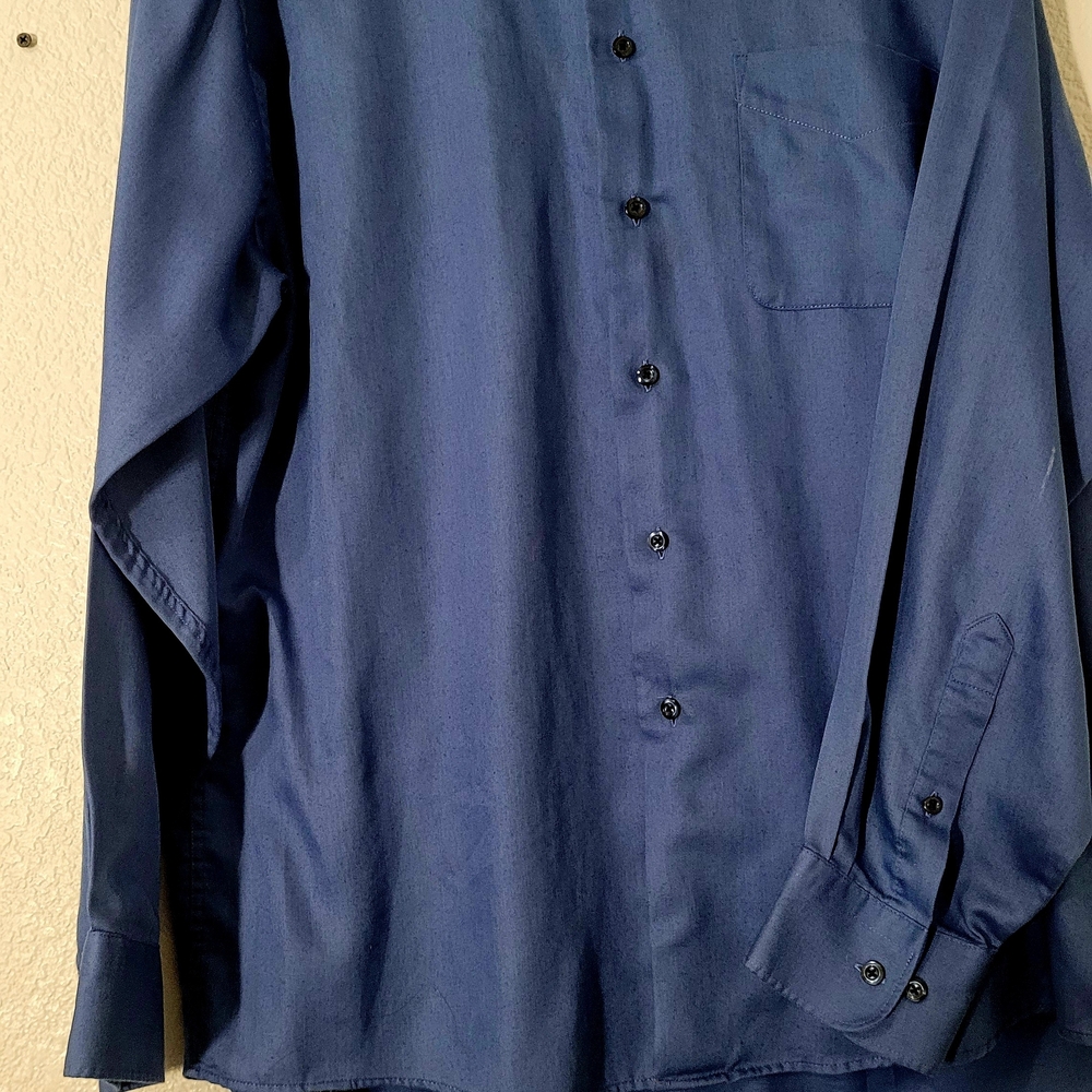 Classic Navy Button-Down Shirt for Men